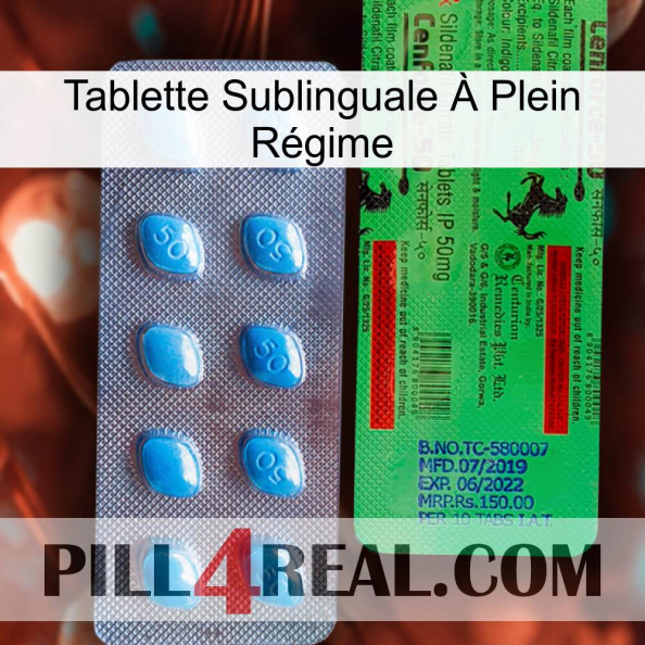 Tablette Sublinguale À Plein Régime new03